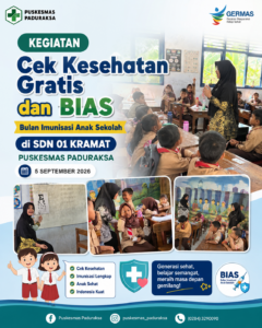 Cek Kesehatan Gratis dan Bias SDN 01 KRAMAT